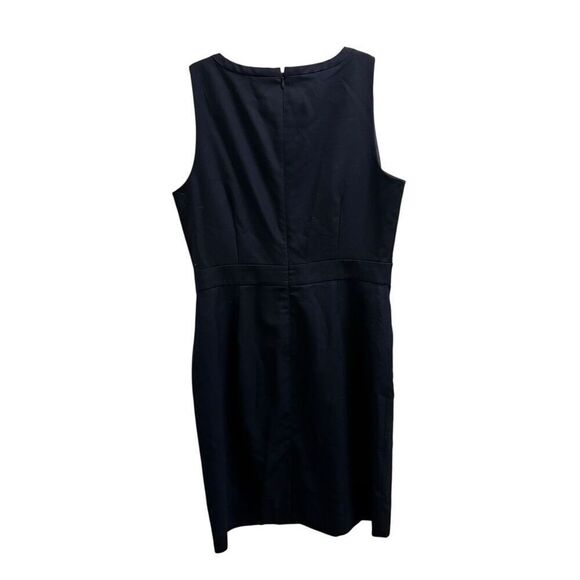 J Crew navy fully lined shift sheath dress size 10 - Picture 3 of 4